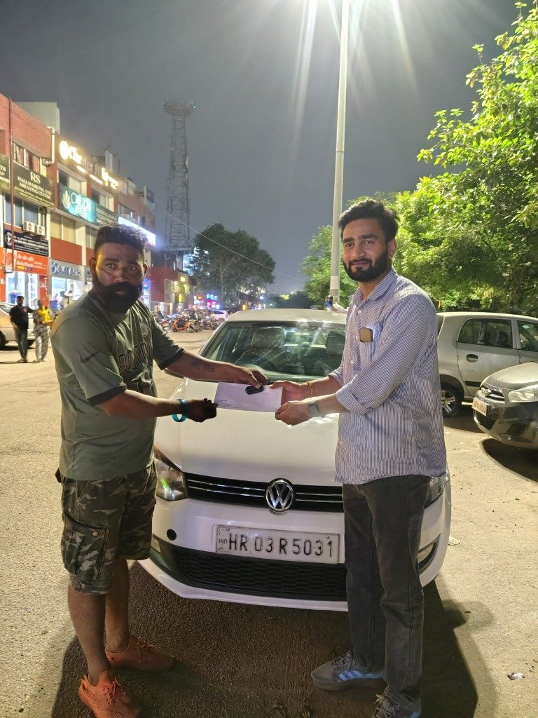 Volkswagen Polo Car Delivery at William Cars Manimajra Chandigarh